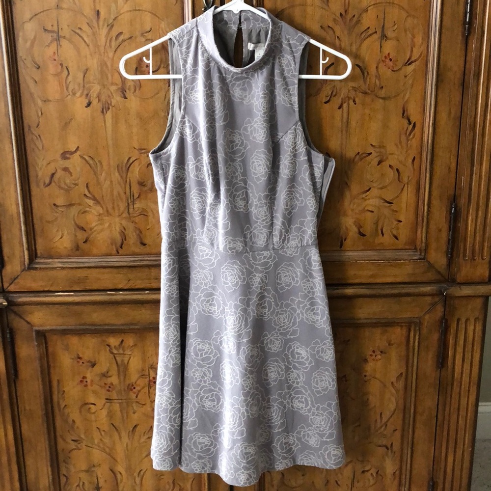 💙Grey Floral Mini Dress💙